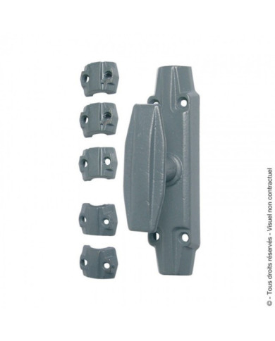 Crémone en fonte - pour fenêtre bois - tringle 16x5 mm - RA 16


    
    TORBEL