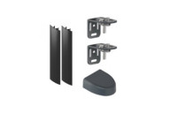 Lot 2 gonds + 1 capot + 2 profils masquage portail battant - gris - 90mm


    
    TIRARD