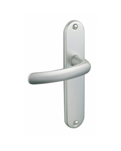 Poignées de porte sur plaques - aluminium argent - Budget


    
    VACHETTE