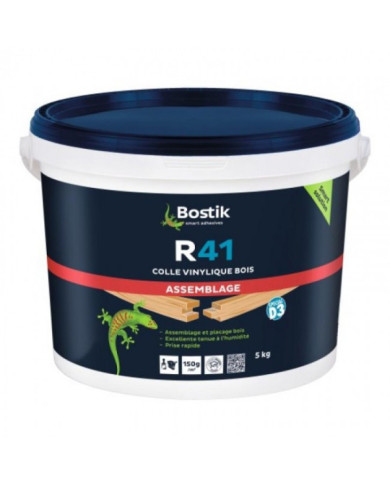 Colle à bois vinylique à prise rapide - R 41


    
    BOSTIK