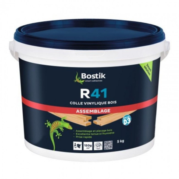 Colle à bois vinylique à prise rapide - R 41


    
    BOSTIK