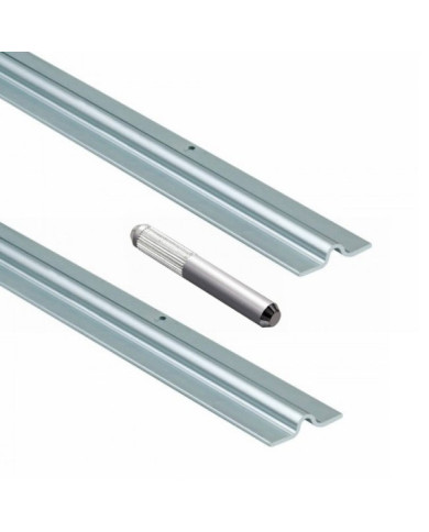 Lot de 2 rails à visser 289 portail coulissant et jonction - D18mm - L600cm


    
    COMUNELLO