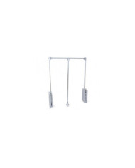 Penderie escamotable Hang chromée - charge 12 kg


    
    EMUCA