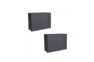 Lot de 2 Murets Loft L Graphit - double paroi - 46 litres - gris anthracite


    
    EDA PLASTIQUES