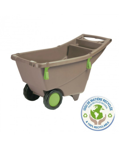Brouette 2 roues plastique - couleur taupe - 140 litres


    
    EDA PLASTIQUES