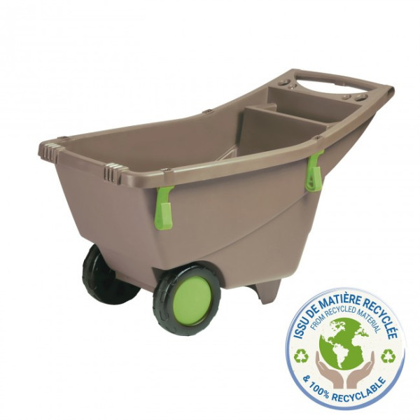 Brouette 2 roues plastique - couleur taupe - 140 litres


    
    EDA PLASTIQUES