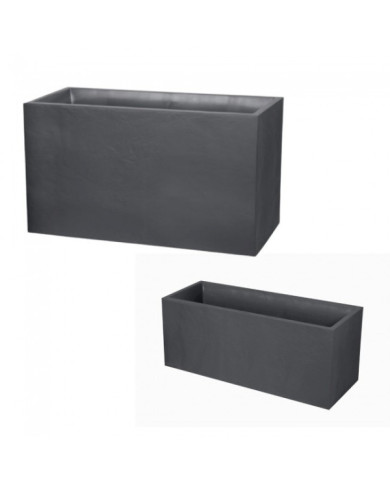 Lot Muret 116 L et Jardiniere 98 litres - Volcania Gris anthracite


    
    EDA PLASTIQUES