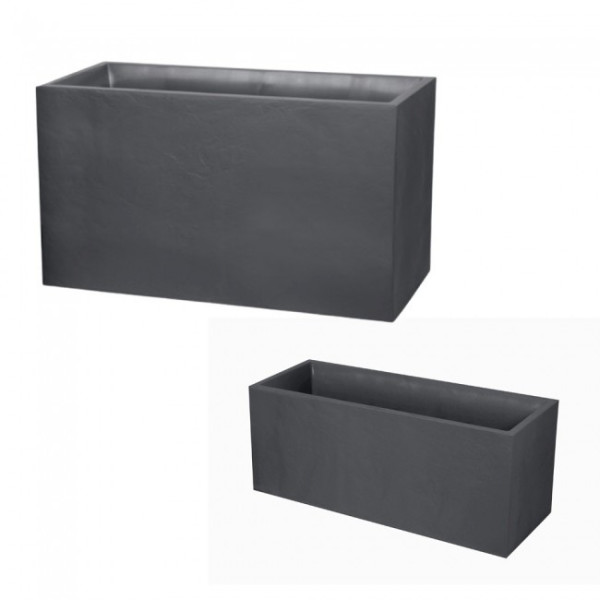 Lot Muret 116 L et Jardiniere 98 litres - Volcania Gris anthracite


    
    EDA PLASTIQUES