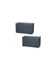 Lot de 2 Murets Volcania Gris anthracite 13732 - contenance 116 L


    
    EDA PLASTIQUES