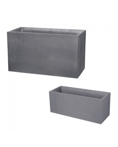 Lot Muret 116 L et Jardiniere 98 litres - Volcania  gris galet


    
    EDA PLASTIQUES