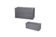 Lot Muret 116 L et Jardiniere 98 litres - Volcania  gris galet


    
    EDA PLASTIQUES