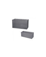 Lot Muret 116 L et Jardiniere 98 litres - Volcania  gris galet


    
    EDA PLASTIQUES