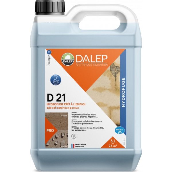 Hydrofuge - non filmogène - toitures et murs - D21


    
    DALEP