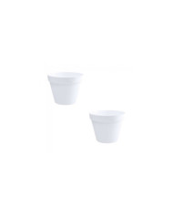Lot de 2 Pots rond blanc - diamètre 60 cm - 76 litres - Toscane 13614


    
    EDA PLASTIQUES