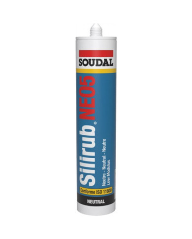 Mastic silicone oxyme neutre - façade et vitrage - Silirub Neo5


    
    SOUDAL