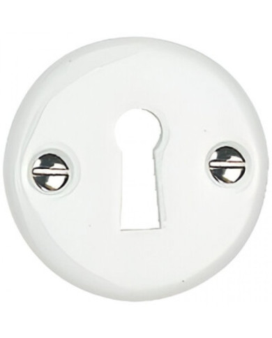 Rosace ronde pour poignée de porte en porcelaine blanche


    
    MÉRIGOUS