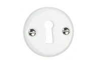 Rosace ronde pour poignée de porte en porcelaine blanche


    
    MÉRIGOUS