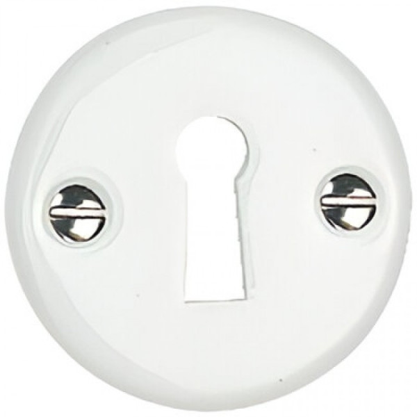 Rosace ronde pour poignée de porte en porcelaine blanche


    
    MÉRIGOUS
