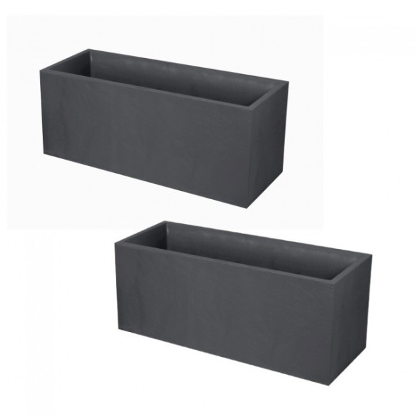 Lot de 2 Jardinières VOLCANIA – 98 L Gris anthracite 13731


    
    EDA PLASTIQUES