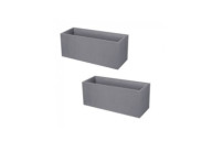 Lot de 2 Jardinières VOLCANIA – 98 L Gris galet 13731


    
    EDA PLASTIQUES