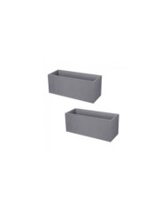 Lot de 2 Jardinières VOLCANIA – 98 L Gris galet 13731


    
    EDA PLASTIQUES