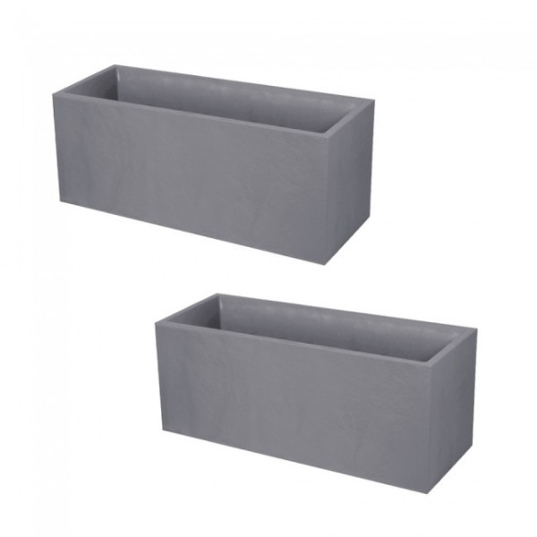 Lot de 2 Jardinières VOLCANIA – 98 L Gris galet 13731


    
    EDA PLASTIQUES