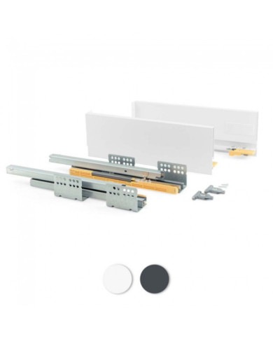 Tiroir en kit - côtés acier 138 mm - 30kg - Concept


    
    EMUCA