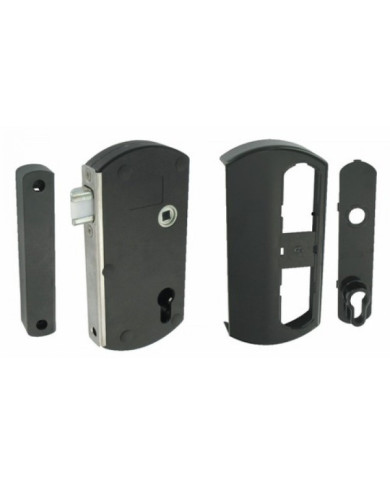 Kit serrure pour portail bois/PVC/alu - à pêne demi-tour - Modulox


    
    TIRARD