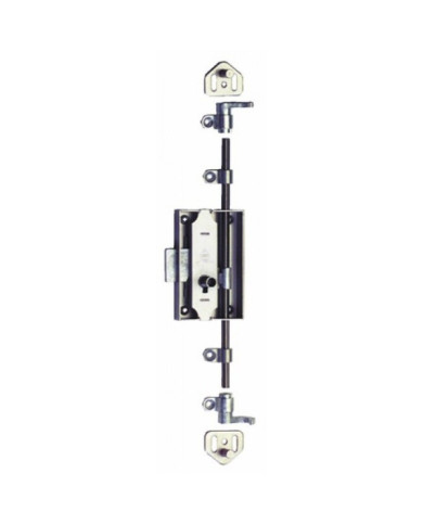 Serrure de meuble espagnolette - 3 points - S45 - 12.383


    
    SERFA