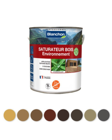 Saturateur bois Environnement Biosourcé pour bois extérieur


    
    BLANCHON