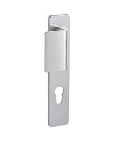 Poignées de porte sur plaques palières - aluminium - Kaza VACHETTE