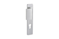 Poignées de porte sur plaques palières - aluminium - Kaza VACHETTE