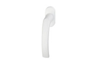 Poignée de fenêtre FG30 simple et à bouton - finition blanc ABUS