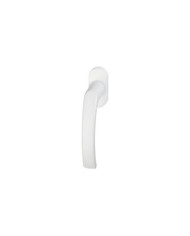 Poignée de fenêtre FG30 simple et à bouton - finition blanc ABUS