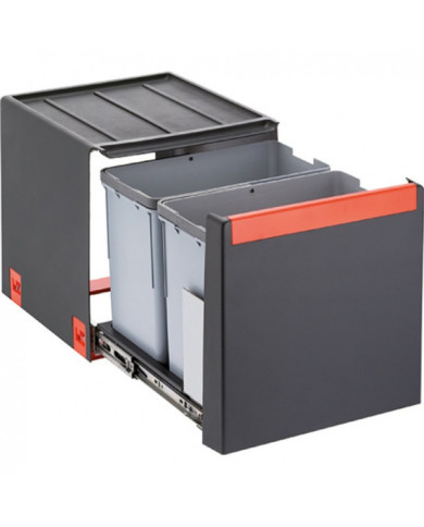 Poubelle tri-sélectif Cube 40 - pour caisson de 400 mm - 28 litres FRANKE