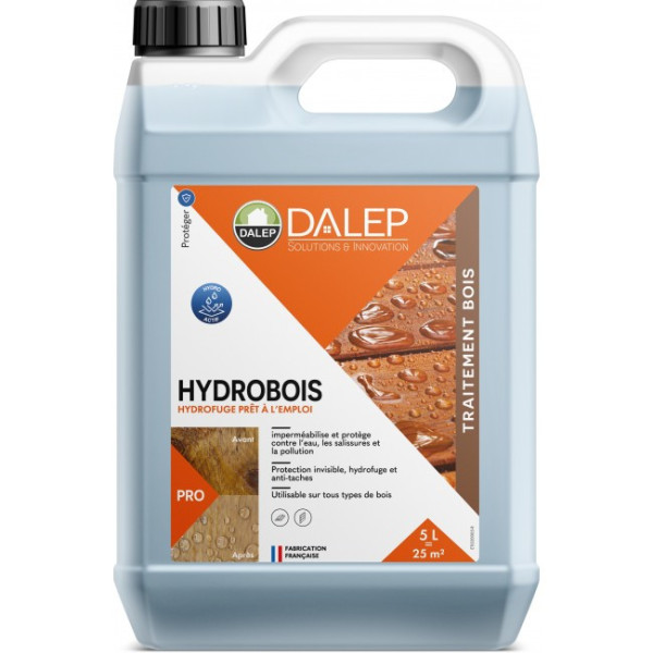 Hydrofuge bois - anti UV - invisible - Hydrobois DALEP