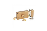 Serrure en applique horizontale à tirage - cylindre rond - Vega 1203 JPM