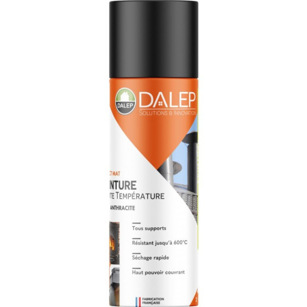 Bombe peinture - haute température – haut pouvoir couvrant – 400 ml DALEP