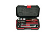 Coffret douilles radio 1/4" + vissage : 39 pièces XS BOX 9410390001 MOB