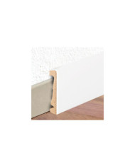 6 plinthes de recouvrement MDF à coller en pose rapportée - 2200 mm DINAC