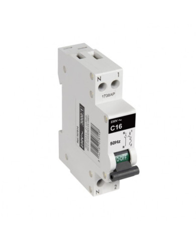 Disjoncteur 3KA 1 module PH+N - 2 à 32A DEBFLEX
