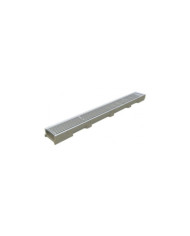 Caniveau béton polymère H55mm avec grille fil inox 304L - Self 100 ACO