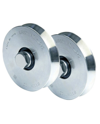 Roues à gorge triangulaire 300V - 1 roulement COMUNELLO