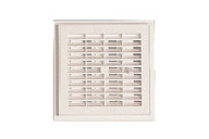 Grille d'aération intérieure à fermeture, 185x185mm, 106cm2 NICOLL