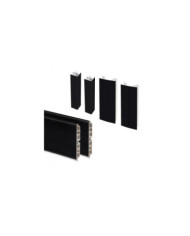 Lot de 2 plinthes de cuisine - Plasline - avec raccords - en plastique EMUCA