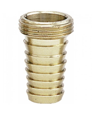 Douille cylindrique filetée - laiton ANQUIER