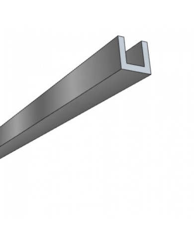 Profils U aluminium - 3 m Quincadécor