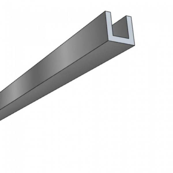 Profils U aluminium - 3 m Quincadécor