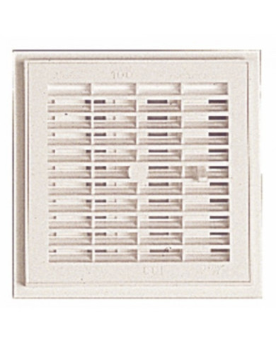 Grille d'aération intérieure à fermeture, 207x207, 145cm2 NICOLL