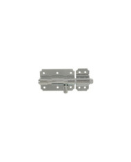 Verrou de box - en inox 316 brossé - bouton poire - pêne 12 mm TORBEL